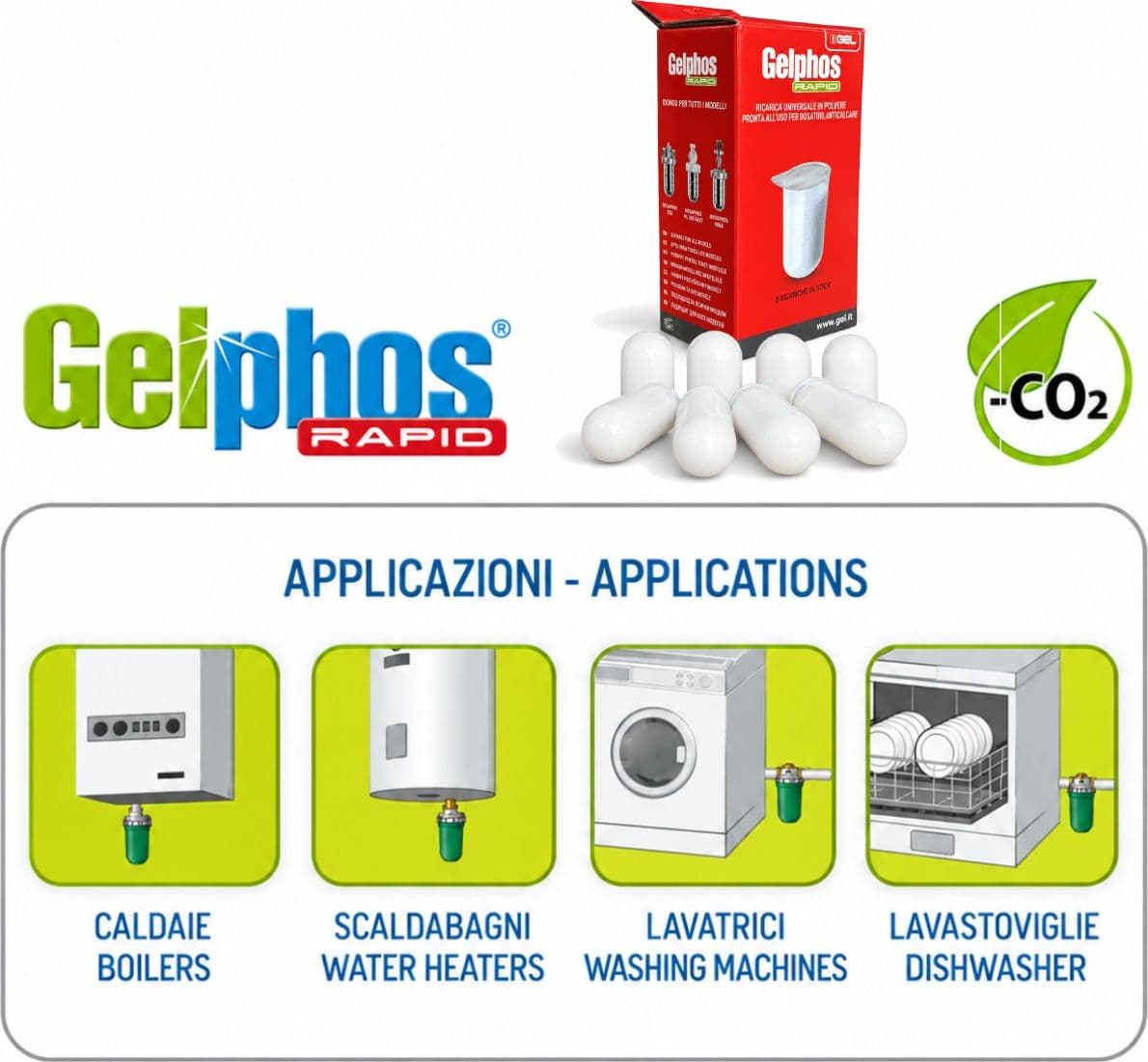 Ricariche-Gelphos-Rapid-8-cartucce-Gel-Made-In-Italy-ricarica-polifosfati-caldaia