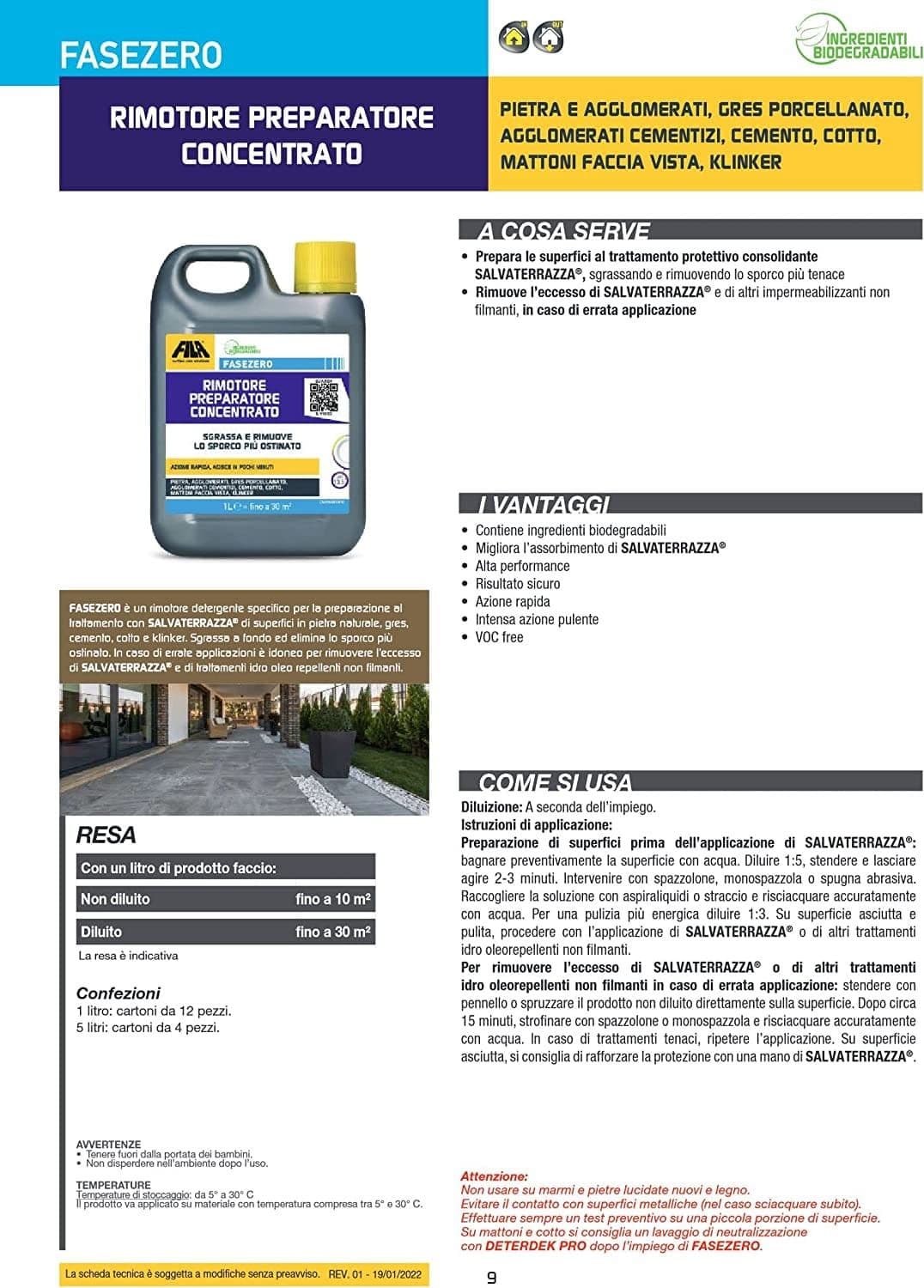 FILA FASE ZERO LT.5 rimotore preparatore concentrato - 2