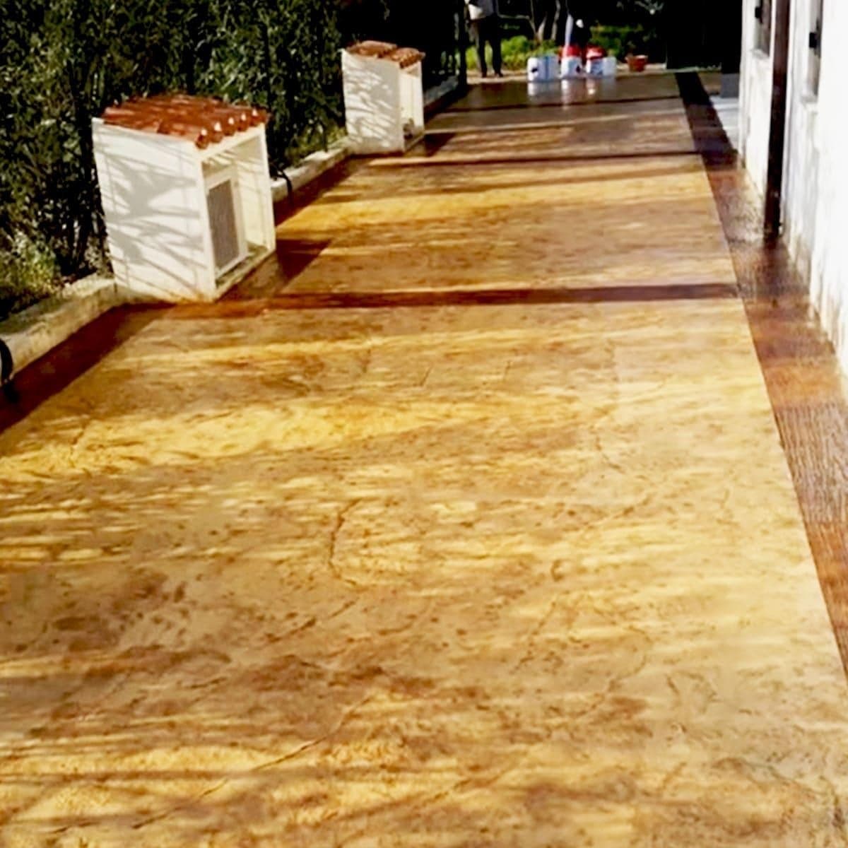 RESIL Resina Impermeabilizzante Consolidante Antipolvere per Pavimenti in Cemento Stampato e Pietre - 26