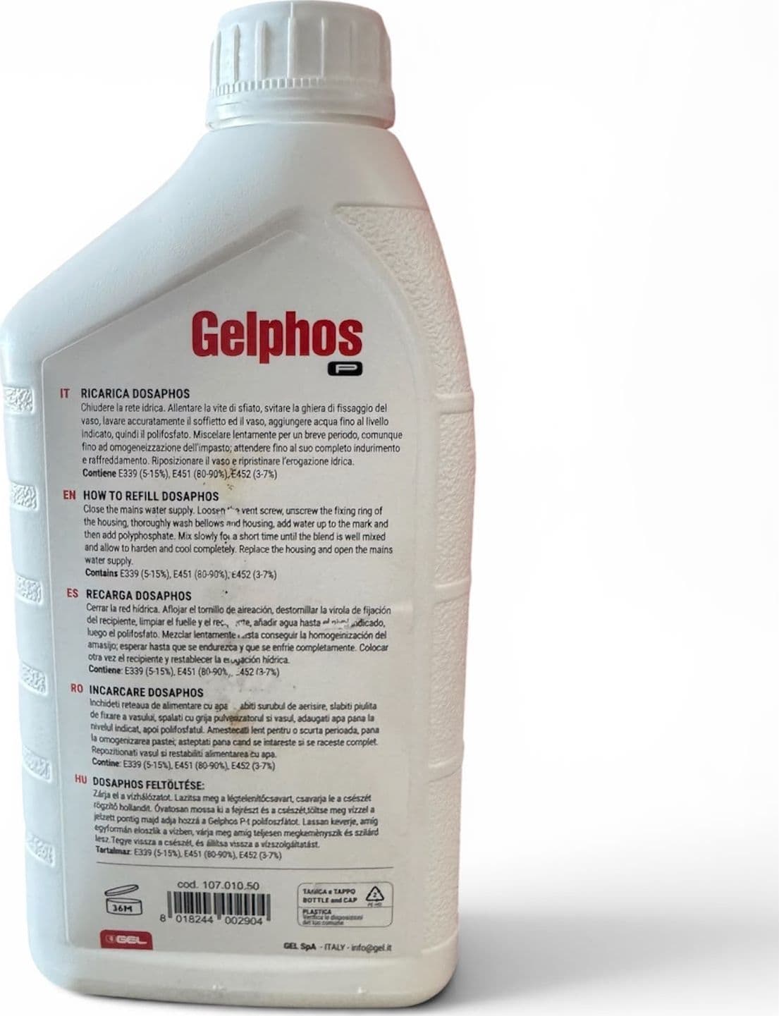 Gelphos P Prodotto anticalcare in polvere per Dosaphos 1kg - 2