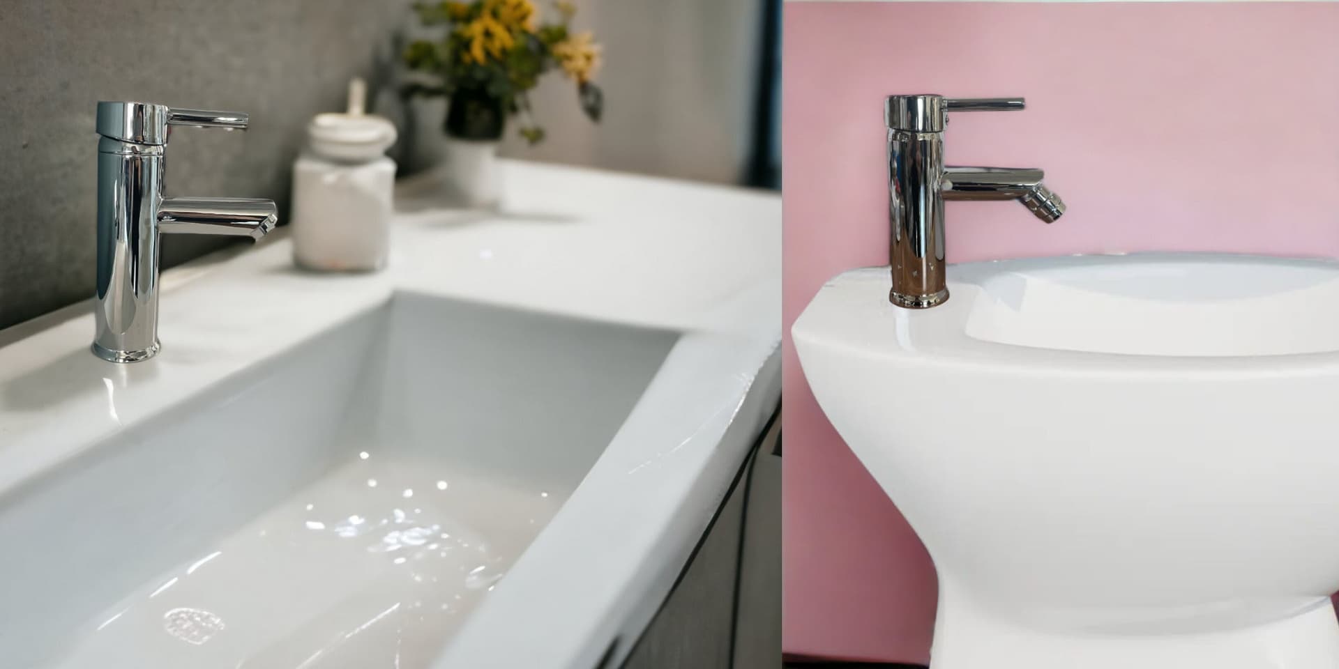 SET COMPLETO RUBINETTERIA LAVABO E BIDET - Bagnoclic