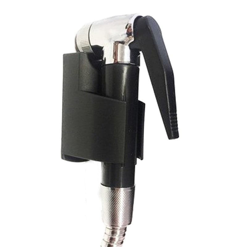 Set per wc Nero Doccetta Supporto E Flessibile 150 cm - 3