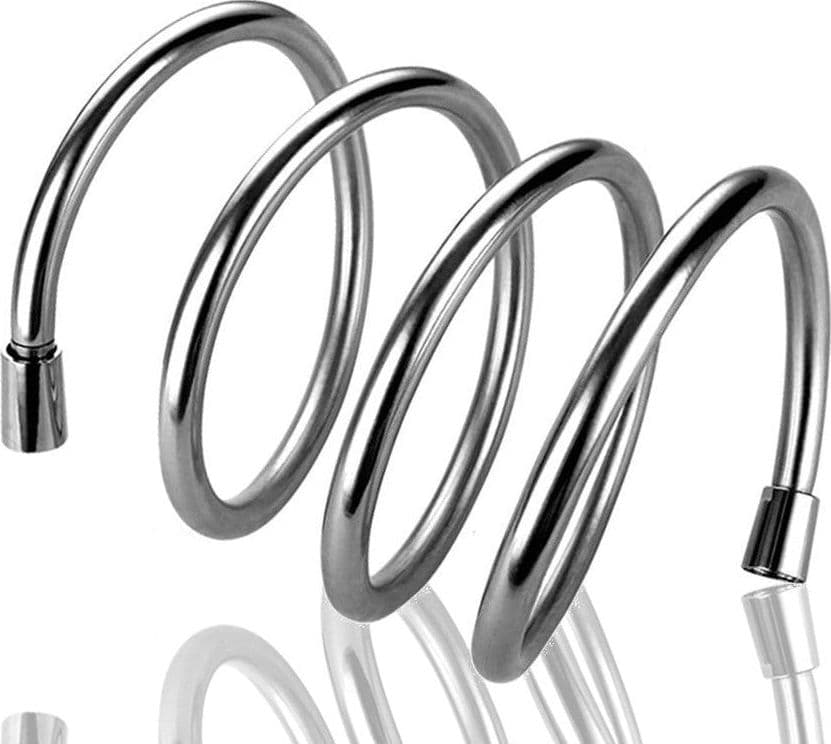 Tubo flessibile In Pvc Silver Liscio, Cm 100 – Bagnoclic – gioiello