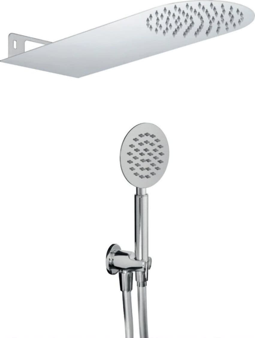 Set doccia moderno tondo – Bagnoclic – grigio