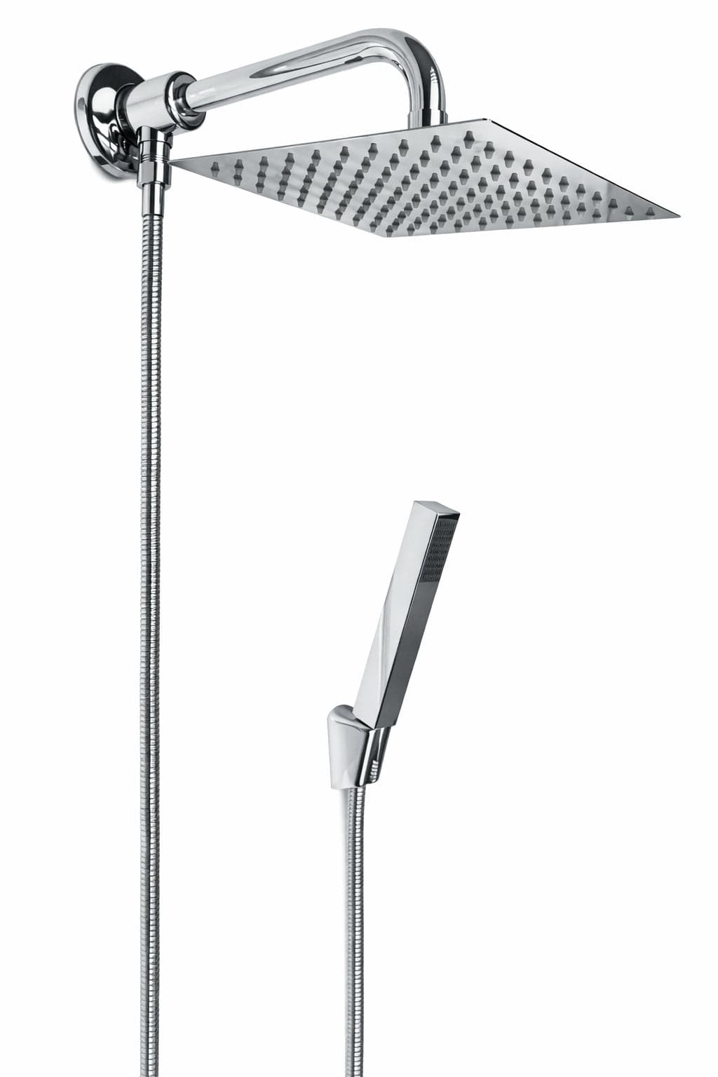 Set doccia con deviatore , braccio doccia cm 30 - 4
