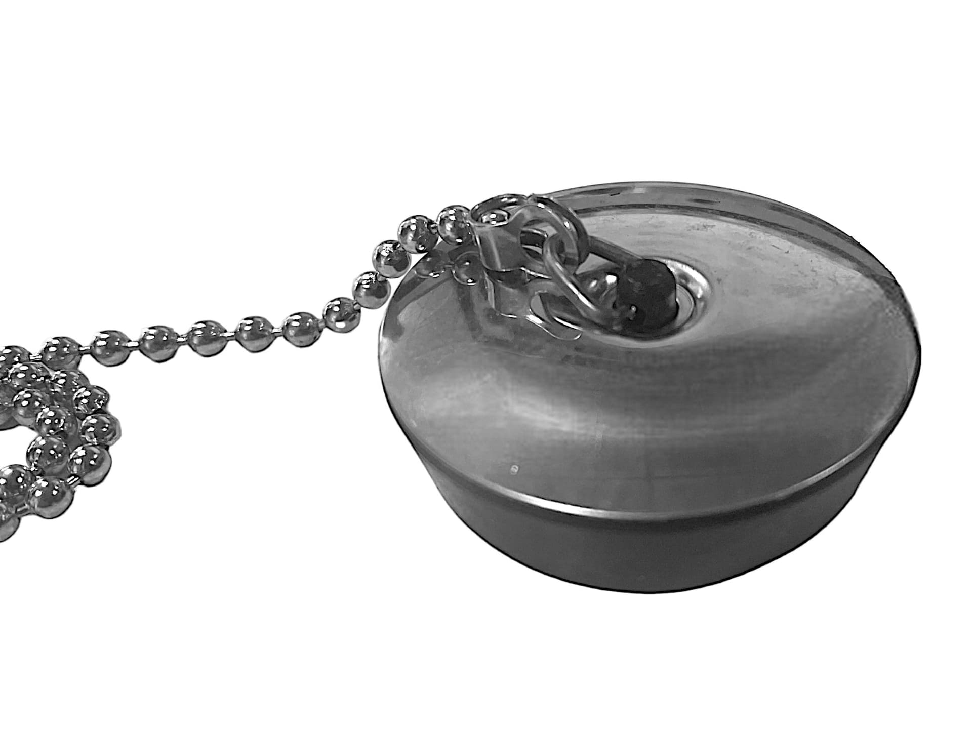 Tappo Per Lavandino,Scarico 44-39 mm Con Catenella - 3