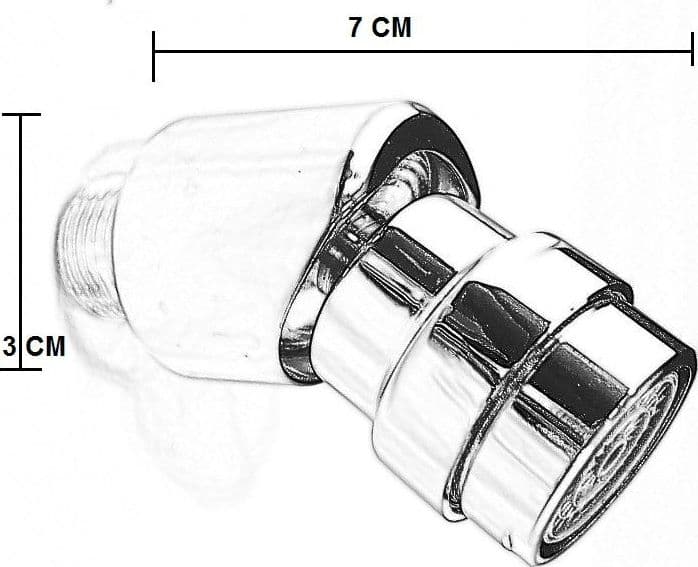 Spruzzino Lavapiedi Incasso 3/8 Snodato - 3