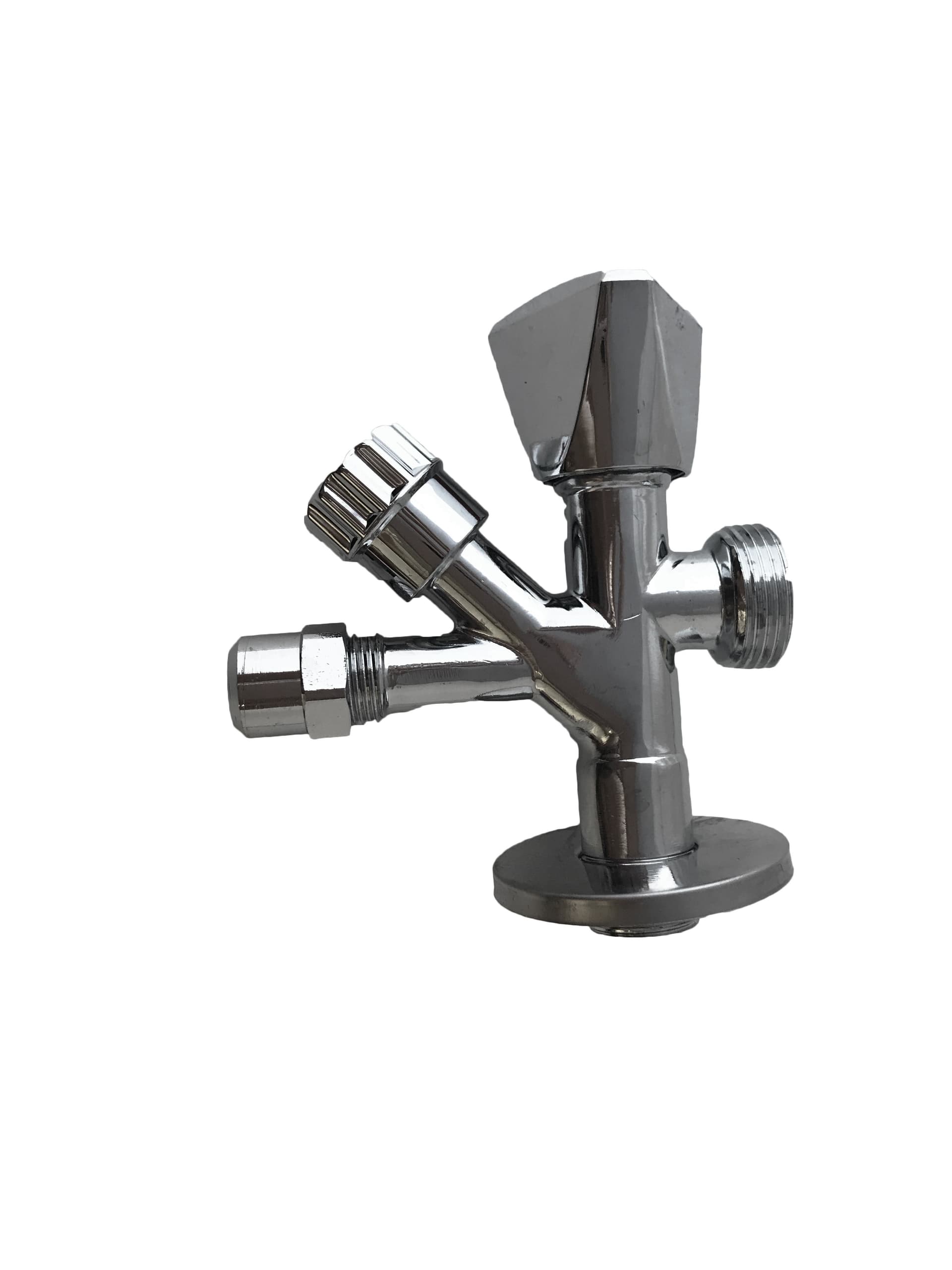 Rubinetto per sottolavabo con attacco lavatrice, da 1/2 x 3/4 x 10, in ottone - 3