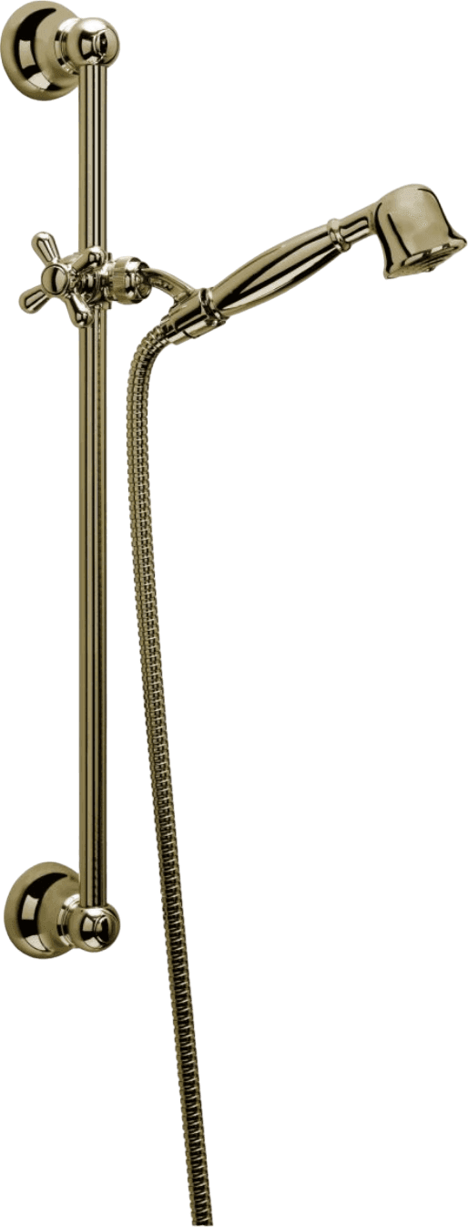Saliscendi bronzato vintage completo in ottone – Bagnoclic