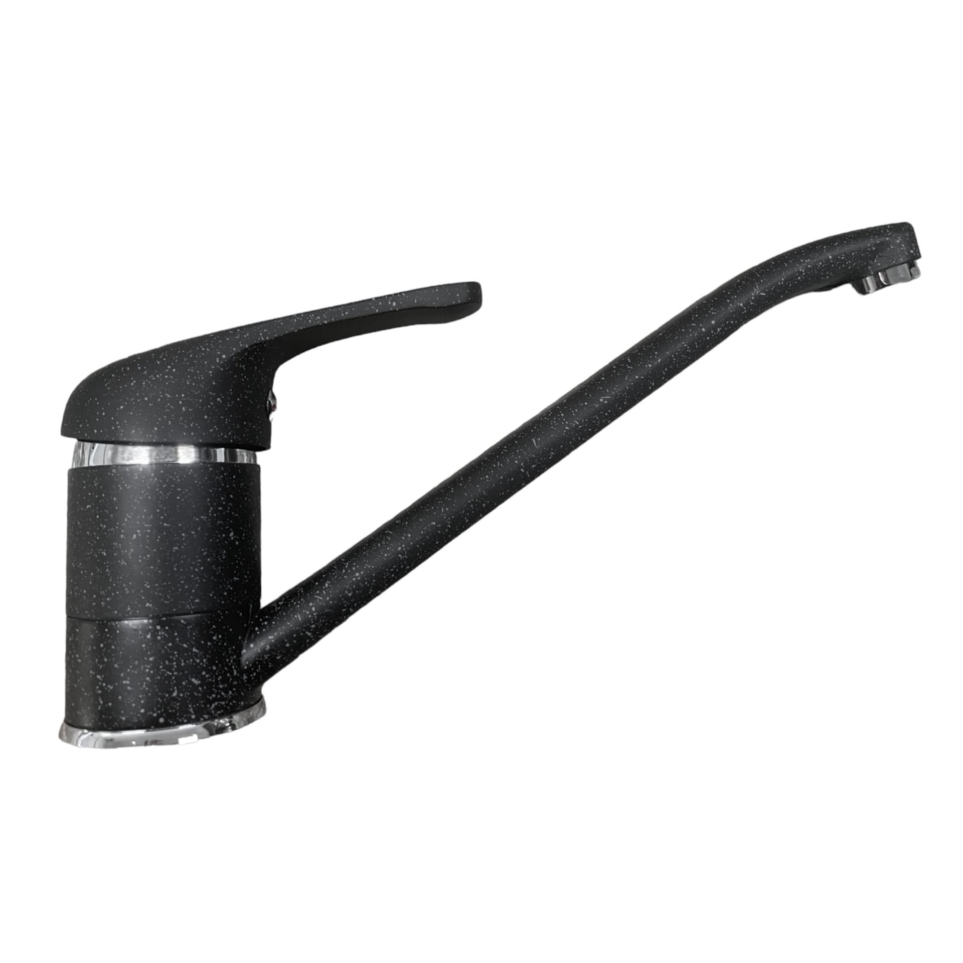 Rubinetto miscelatore per cucina effetto granito nero - 7
