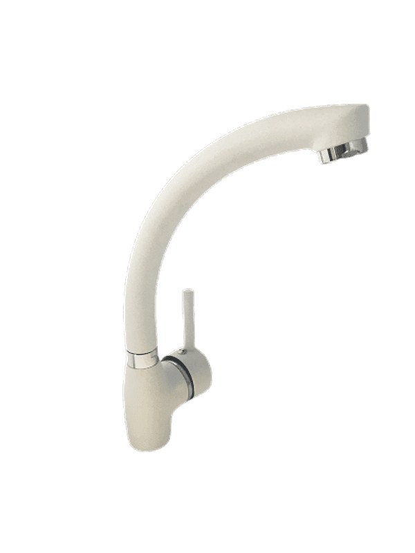 Rubinetto miscelatore Per Cucina Finitura Granito Bianco Opaco in Rubinetti per lavelli da cucina BagnoClic.it - Pregnana Milanese, commercioVirtuoso.it