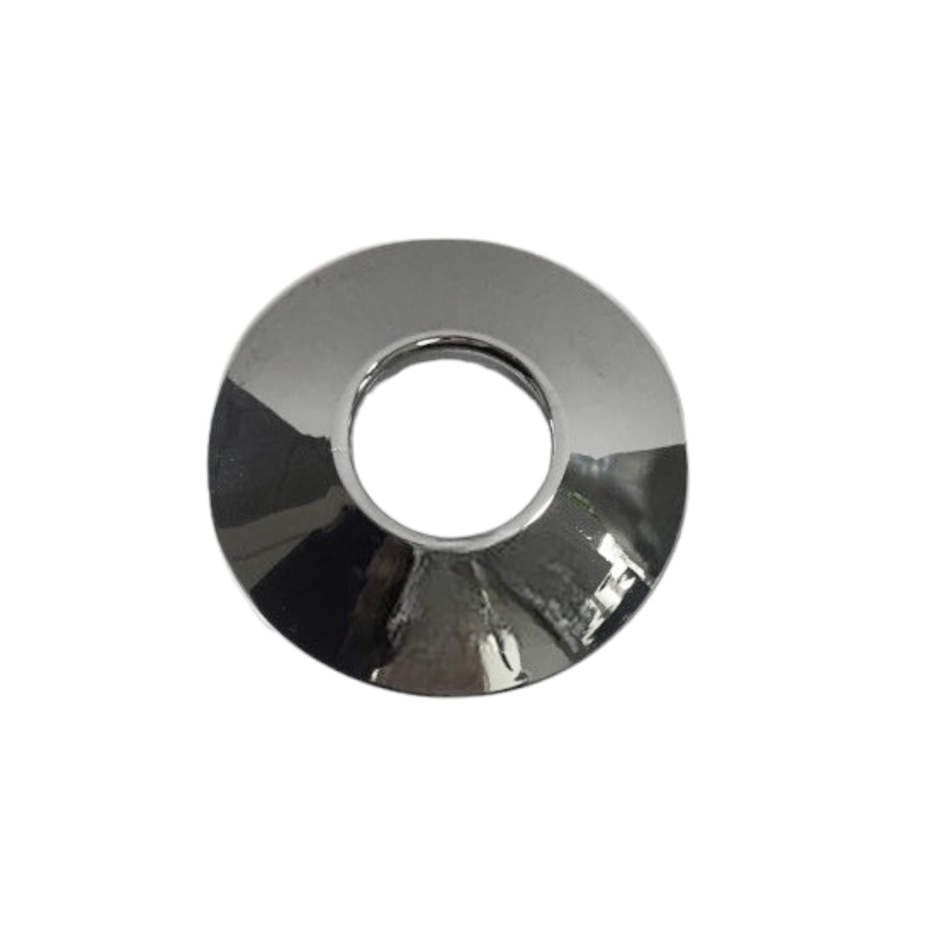 Rosone, rosetta cromata in abs diametro interno 3 cm – Bagnoclic – argentato