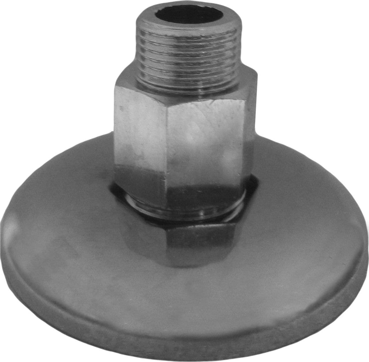 Niplex extra lungo con rosone, da 1/2 x 1/2 in ottone pesante – Bagnoclic – grigio