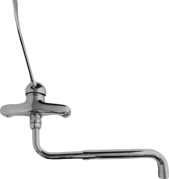 Miscelatore leva clinica a parete con canna allungabile - 5