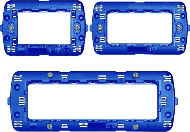 PLACCA BIANCA N.1 COMPATIBILE LIVING LIGHT - INTERNATIONAL PER IL SUPPORTO BLU ABS - 2
