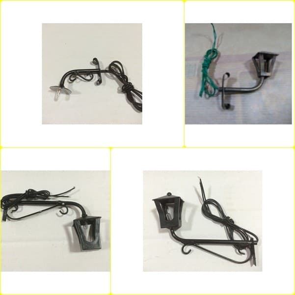 LAMPIONI A MURO LUCE 12V ARTIGIANALI  PER PRESEPI - 12