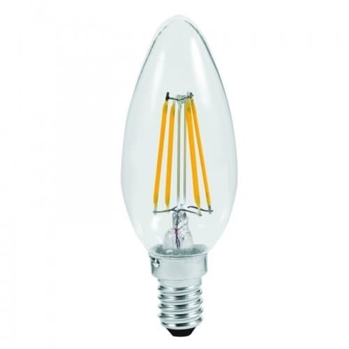 OLIVA TSPARENTE A LED E14 4W
