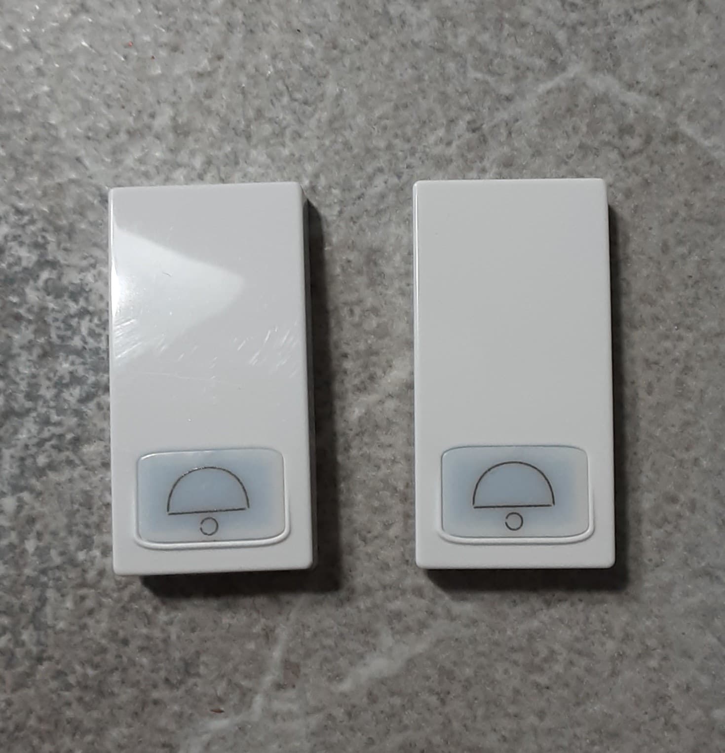 COPRITASTO COMPATIBILE VIMAR PLANA PULSANTE CHIAVE APRIPORTA LUCE CAMPANELLO - 3