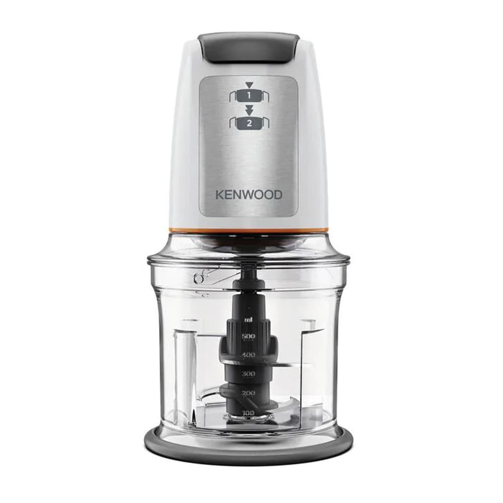 Mini Tritatutto EasyChop CHP61.100WH, Bianco, 2 Velocità, 500ml - 2