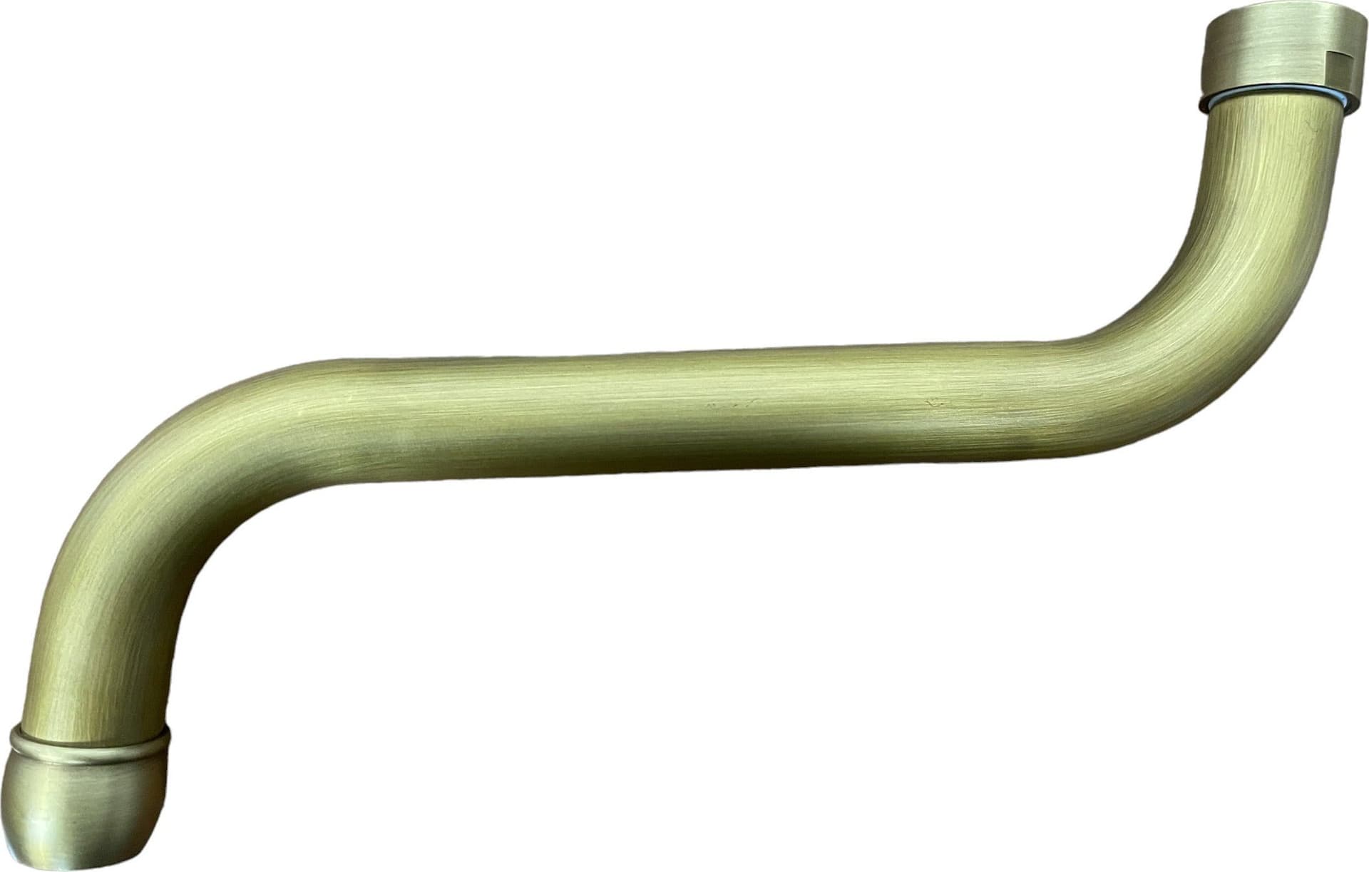 Ricambio per rubinetto canna bronzata a "S" cm 25 attacco 3/4 – Bagnoclic – verde