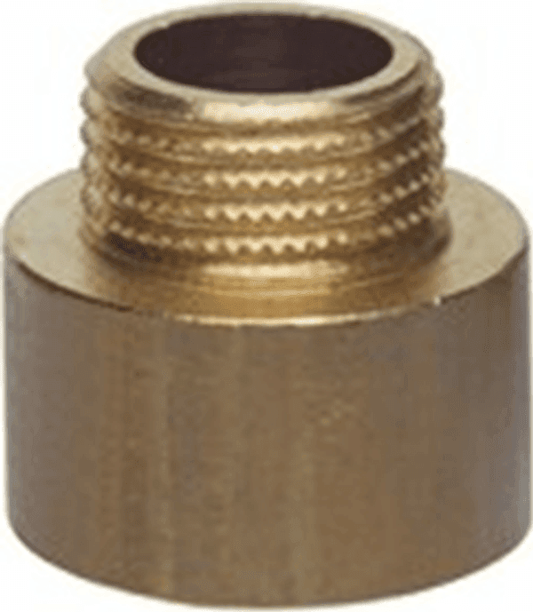 Prolunga rinforzata gialla M1/2 x F3/4 in ottone – Bagnoclic – dorato