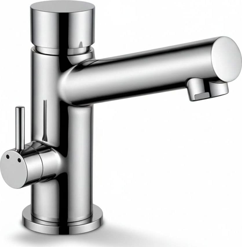 Miscelatore temporizzato a pulsante acqua calda/fredda in Rubinetti per lavandini bagno BagnoClic.it - Pregnana Milanese, commercioVirtuoso.it