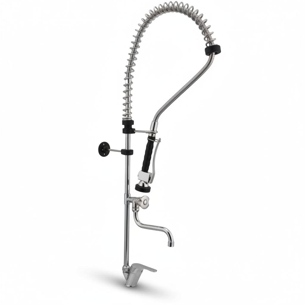 Miscelatore per cucina industriale professionale completo in ottone - 9