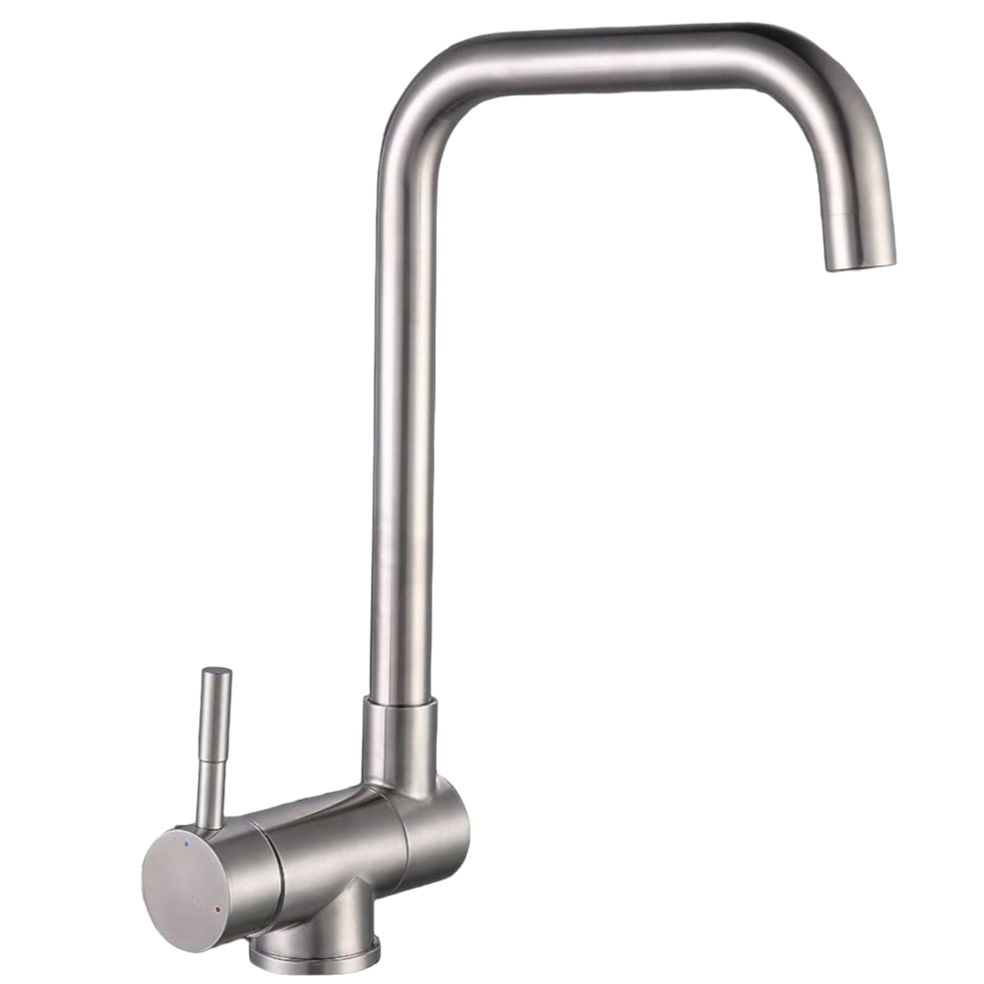 Rubinetto miscelatore per cucina abbattibile sottofinestra acciaio inox satinato/opaco - 6