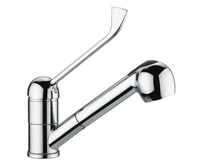 Rubinetto miscelatore estraibile con leva clinica - 8