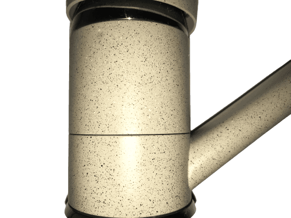 Rubinetto miscelatore cucina classico, sabbia granito in ottone pesante completo - 4