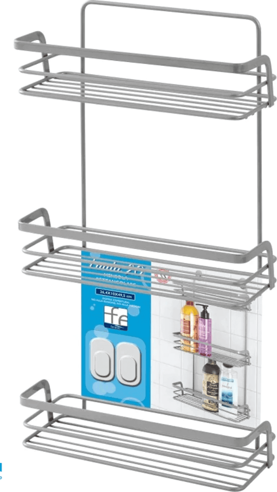 Mensola doccia 3 ripiani – Bagnoclic – scaffale