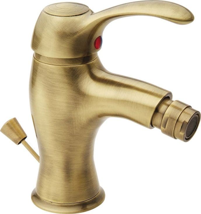 Miscelatore bidet bronzato vecchio ottone – Bagnoclic – dorato