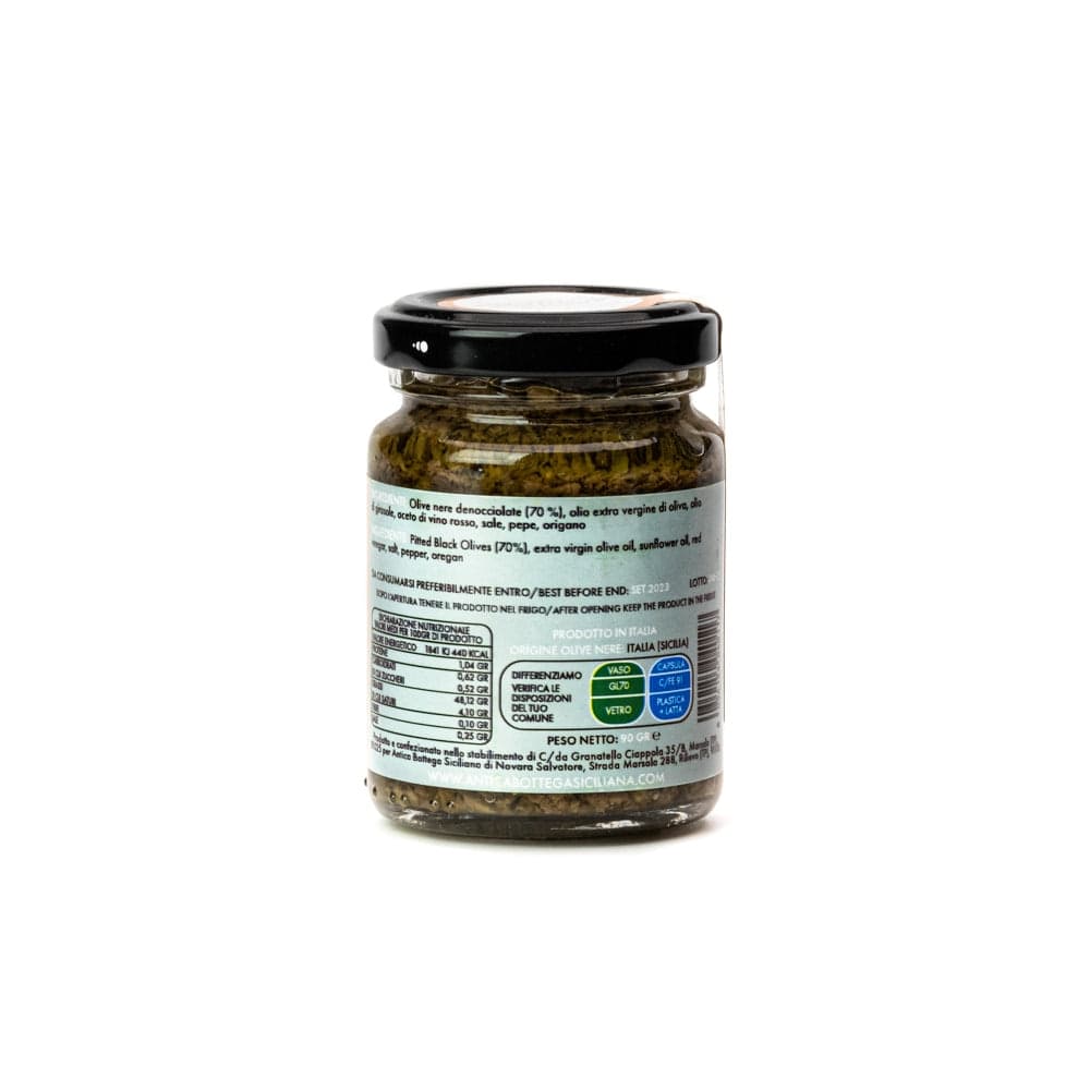 PATE' DI OLIVE NERE in  Antica Bottega Siciliana - Misiliscemi, commercioVirtuoso.it