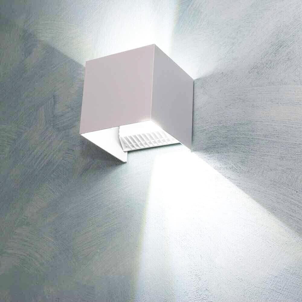 Applique A Parete Faretto 52 Led Luce Bianca 22 Watt Esterno Interno Ip65 Es66bf - 5