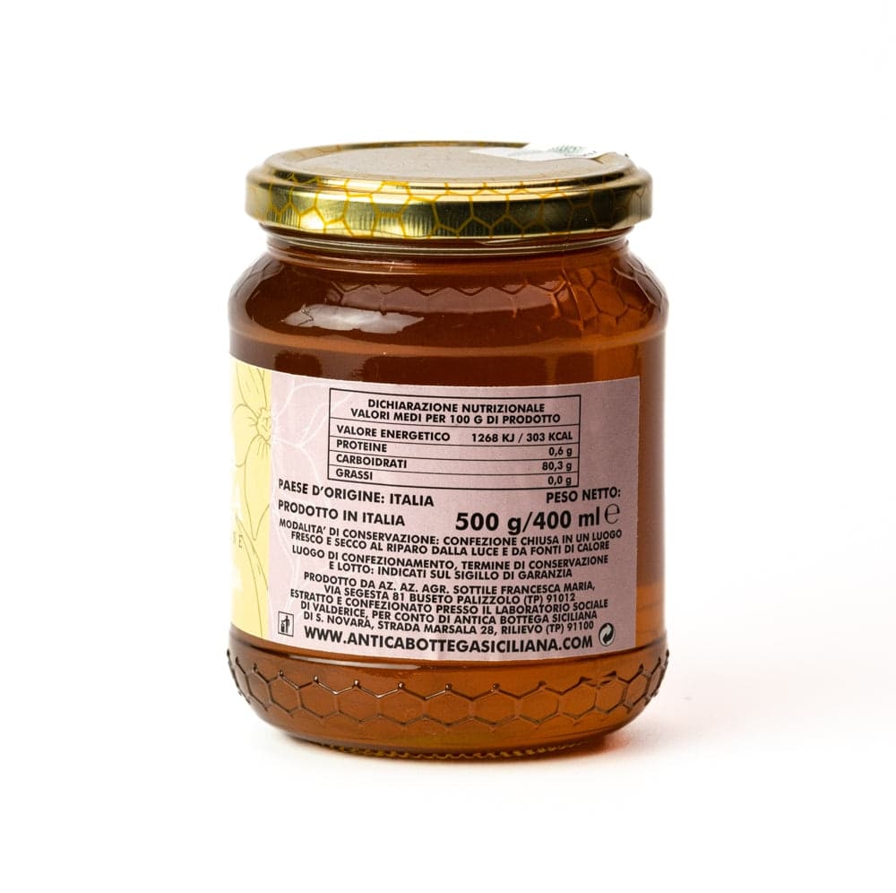 MIELE DI MILLEFIORI SICILIANO 500 GRAMMI in Miele Antica Bottega Siciliana - Misiliscemi, commercioVirtuoso.it