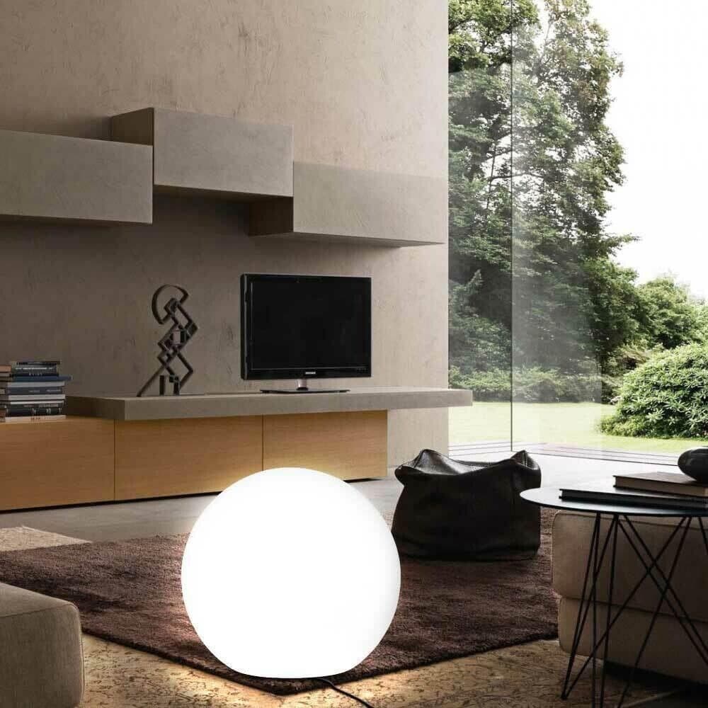 Lampada Sfera Da Terra Interno Esterno Illuminazione Giardino Palla 50 Cm E27 - 5