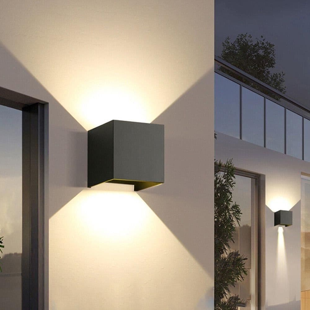 Applique A Parete Faretto 52 Led Luce Naturale 22 W Esterno Interno Ip65 Es66nn - 5