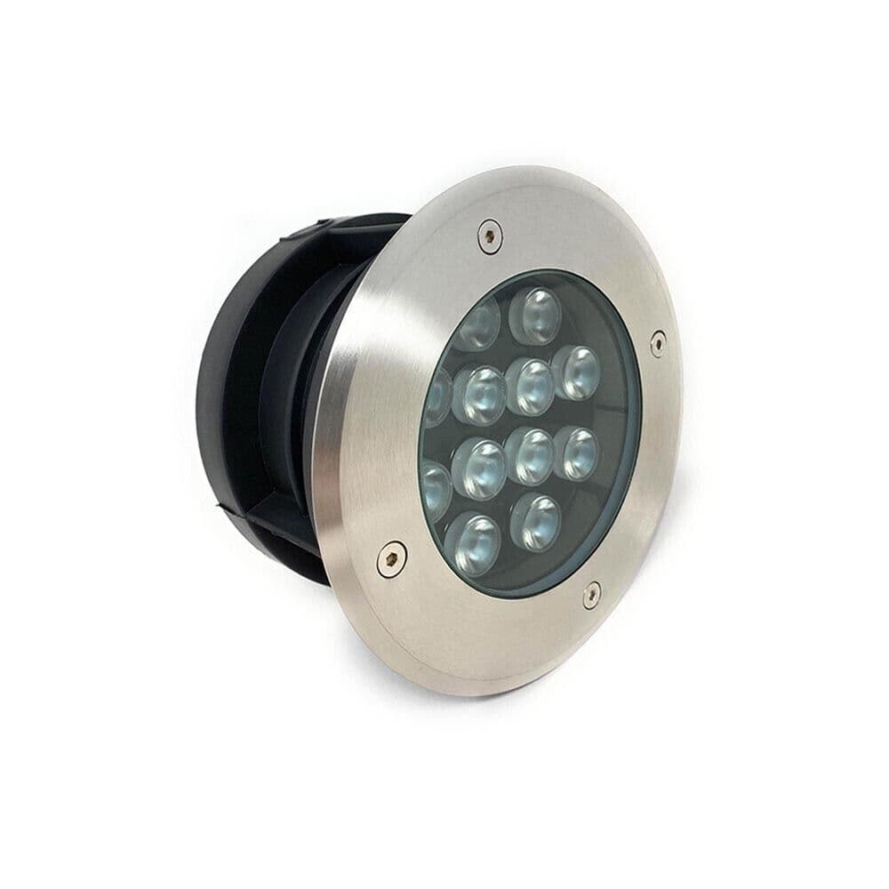 Faretto Calpestabile Da Terra Segnapassi Carrabile 12 Watt Led Luce Bianca Ip67 - 5
