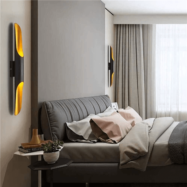 Applique Da Parete Lampada Stile Moderno 2 Attacco Per Lampadina G9 Nero - 5