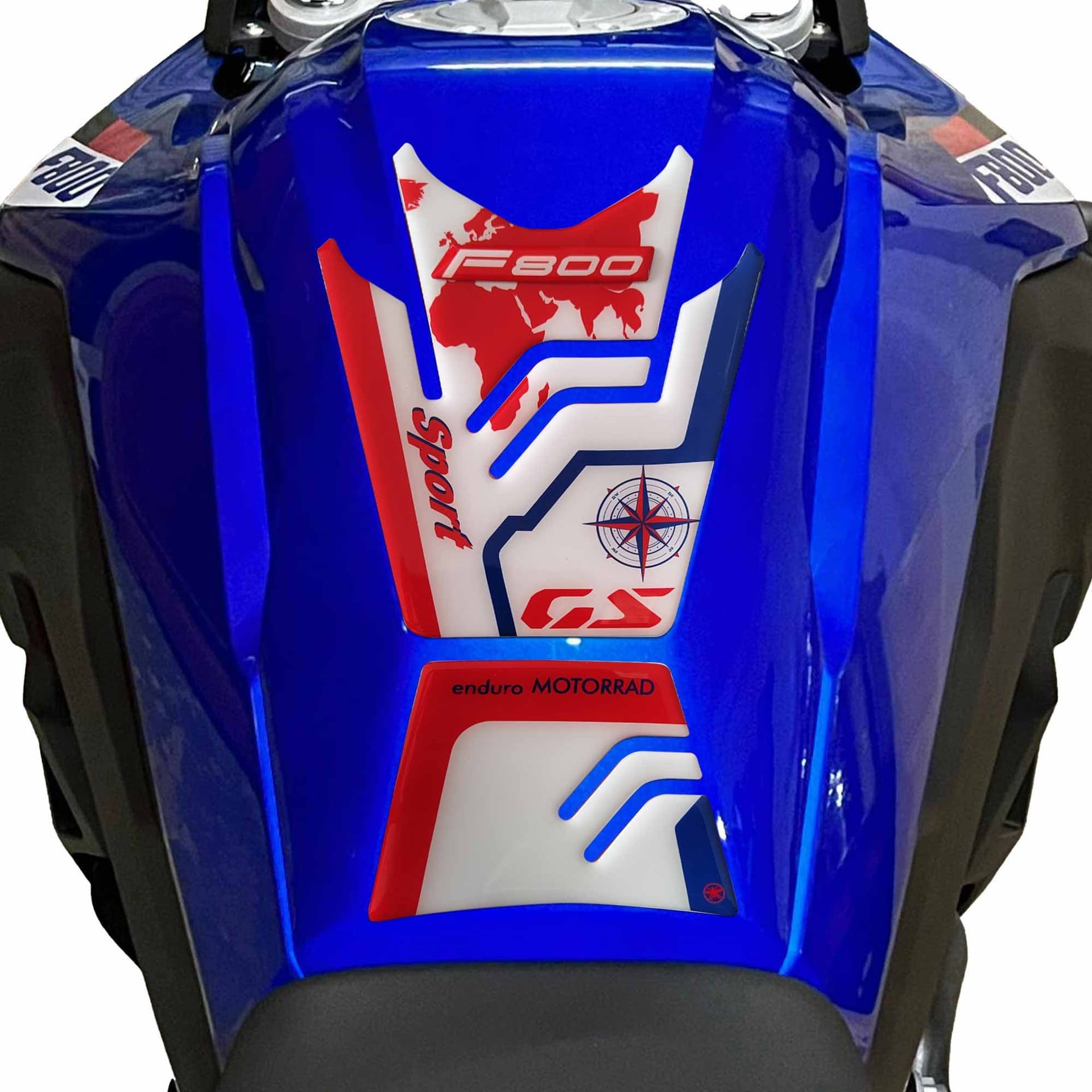 Paraserbatoio Adesivo 3D protezione serbatoio compatibile con BMW F800 GS 2024 - 19
