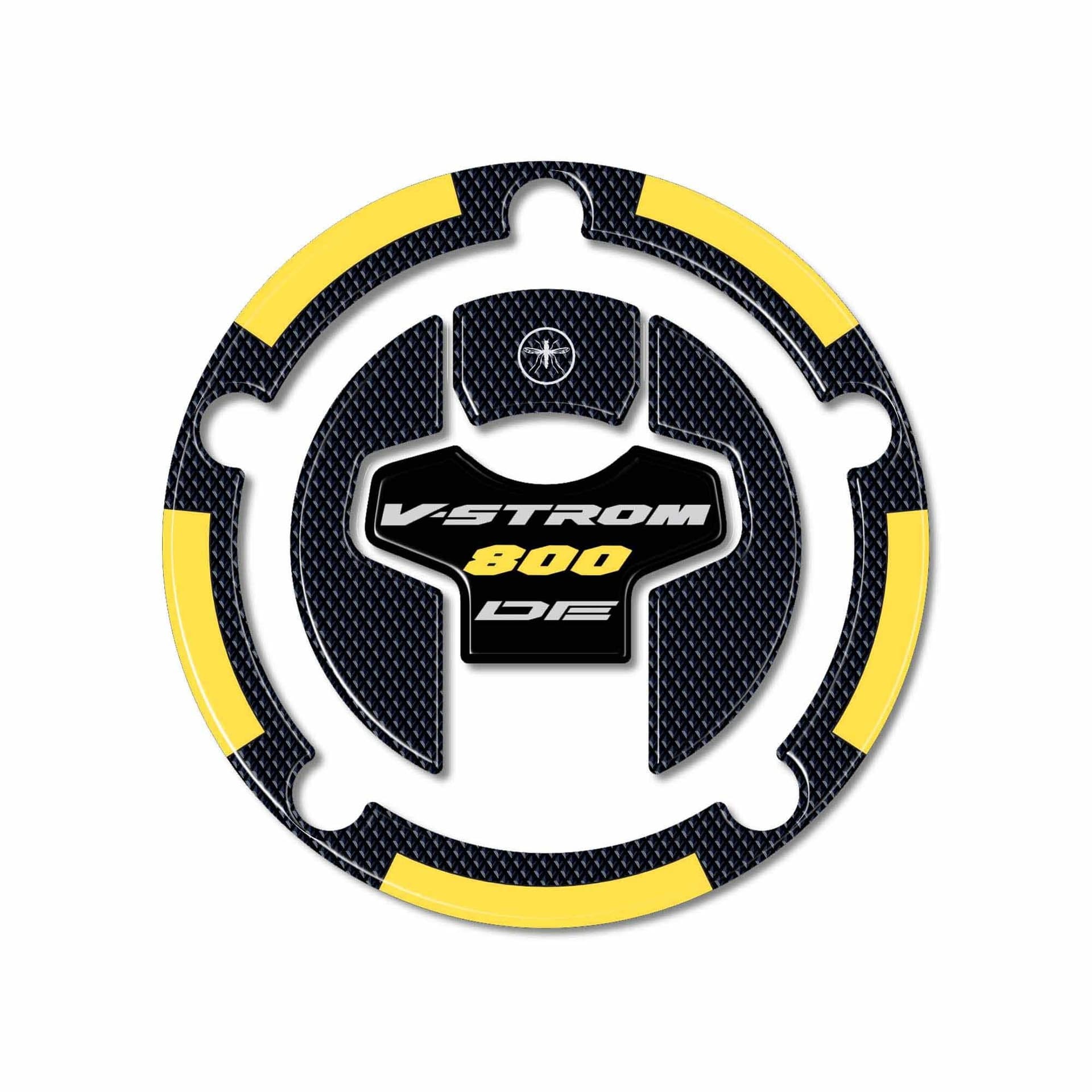 Adesivo 3D Protezione Tappo Serbatoio compatibile con Suzuki V-Strom 800DE - 6