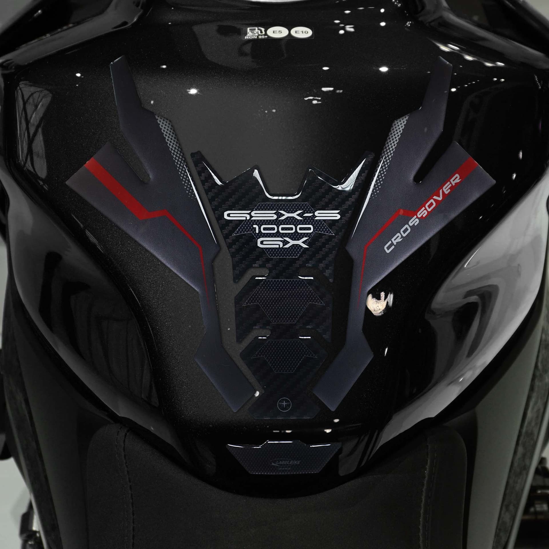 Paraserbatoio Adesivo 3D Protezione compatibile con Suzuki GSX-S1000GX 2024 - 16