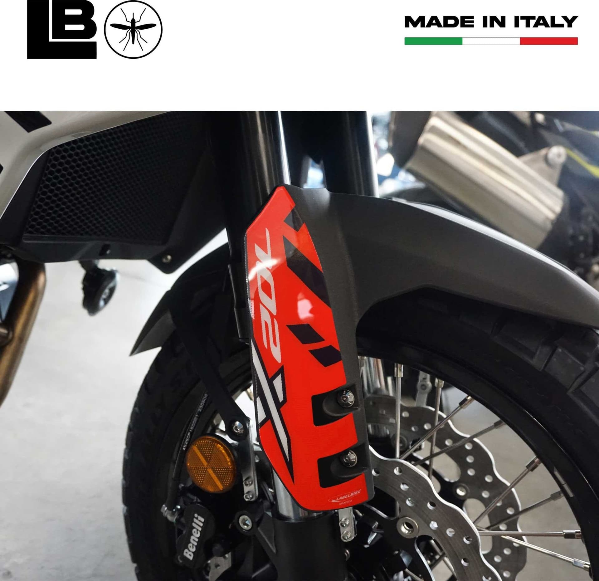 Adesivi Gel 3D Protezioni Parasteli compatibili con Benelli TRK 702X - 8