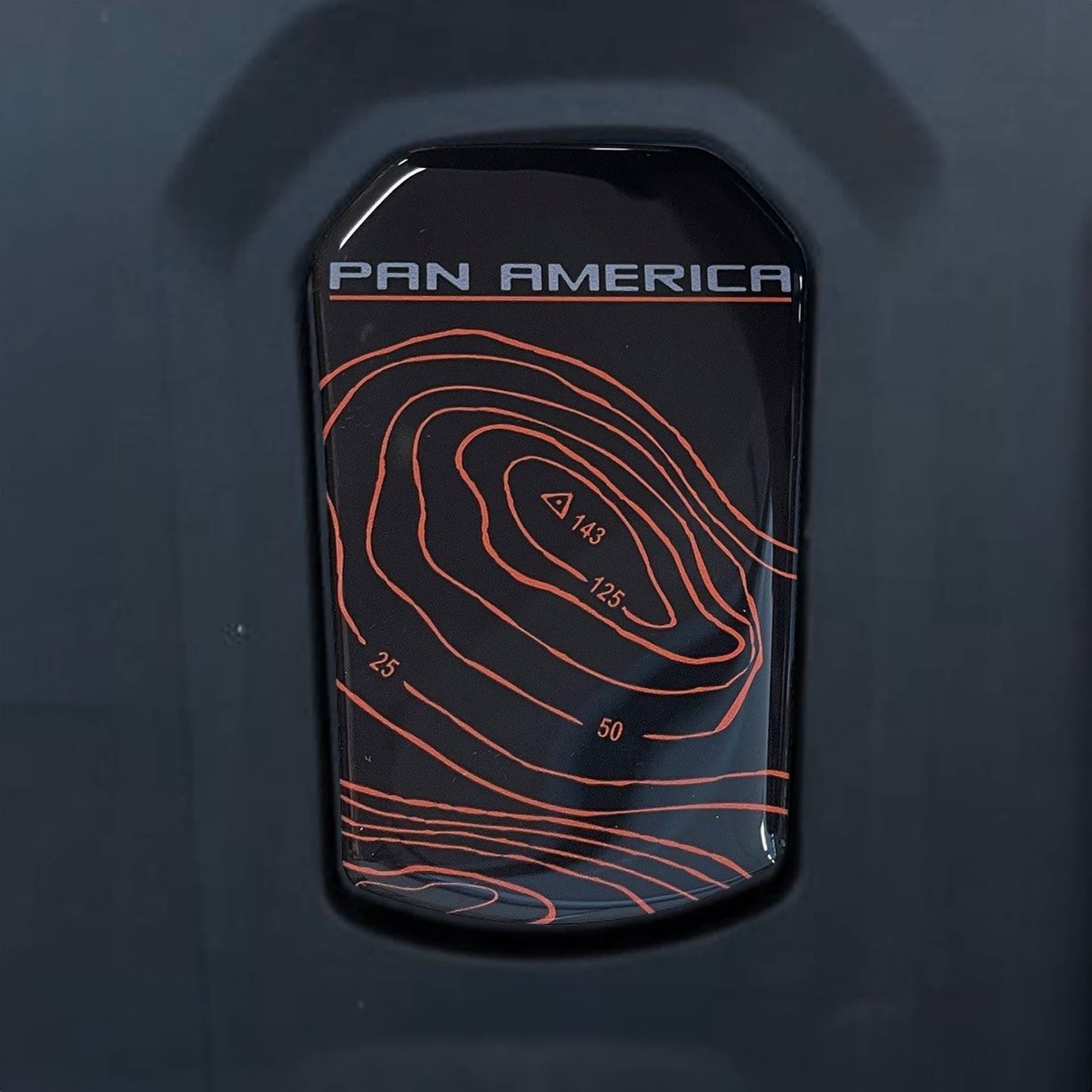 Adesivo 3D placca serbatoio moto compatibile con Harley Davidson Pan America - 10