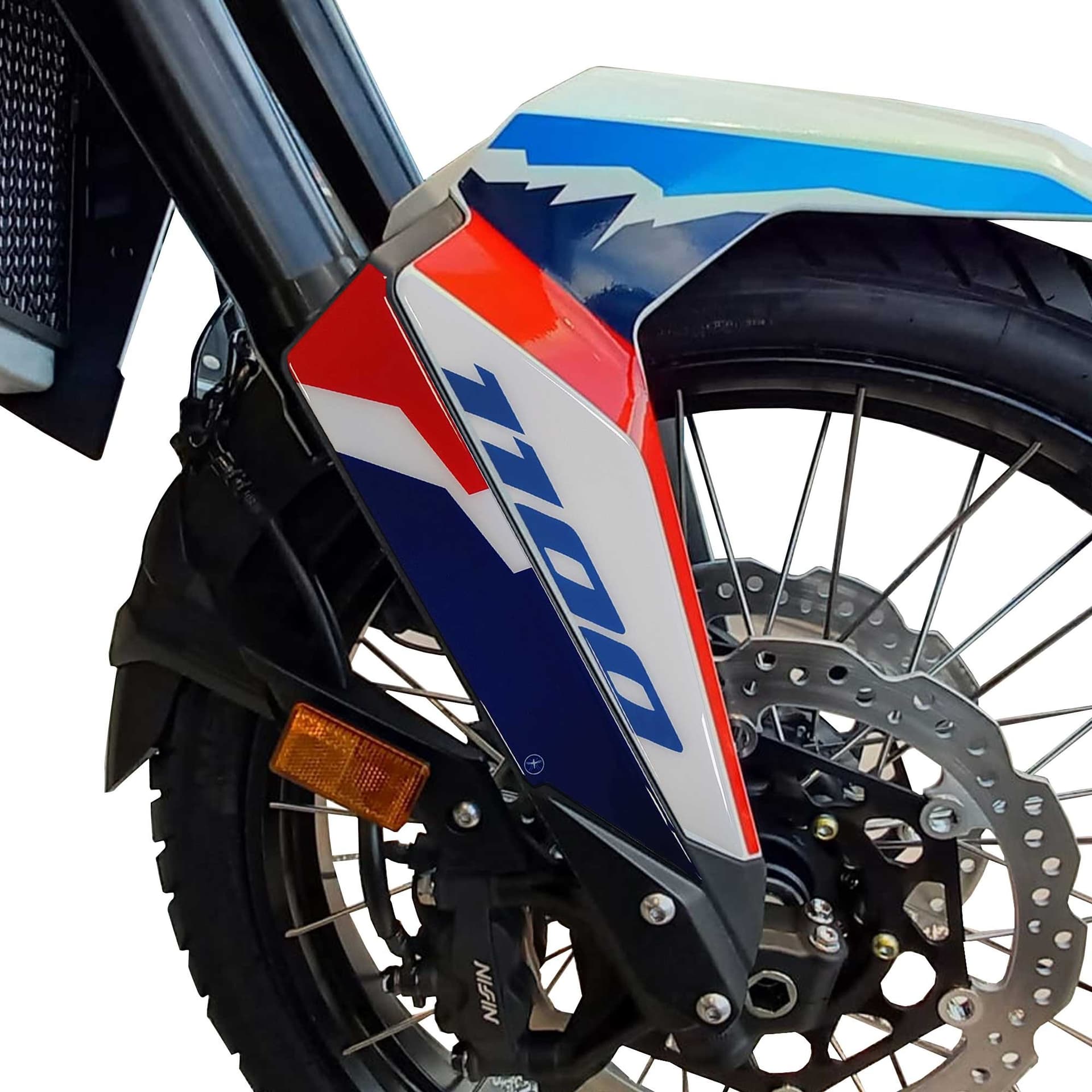 Adesivi 3D Protezioni Parasteli parafango compatibili con Honda Africa Twin 2024 - 19