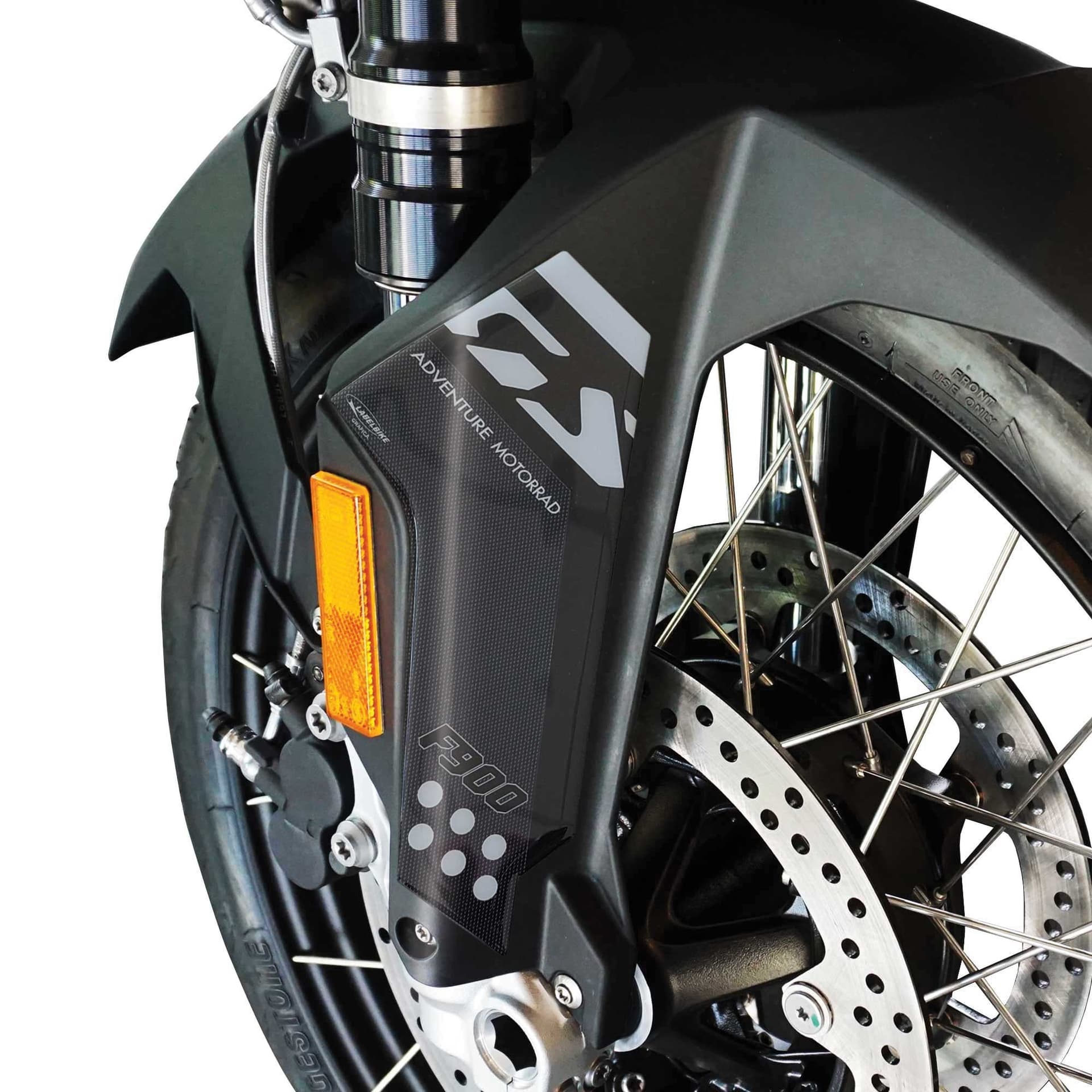 Adesivi 3D Parasteli Parafango moto compatibili con BMW F 900 GS Adventure 2024 - 11