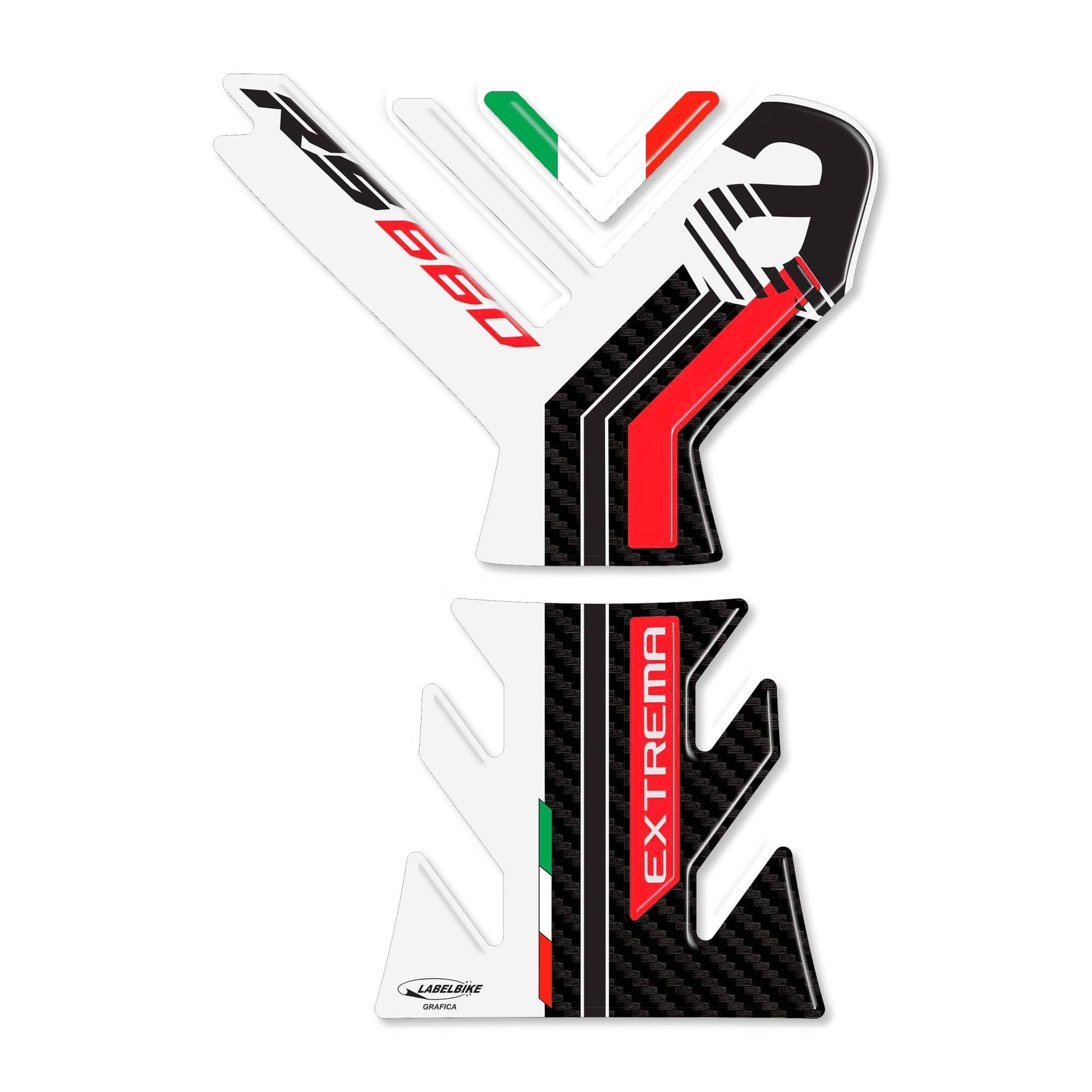 Adesivo 3D Paraserbatoio compatibile con Aprilia RS 660 Extrema 2023-2025 - 2