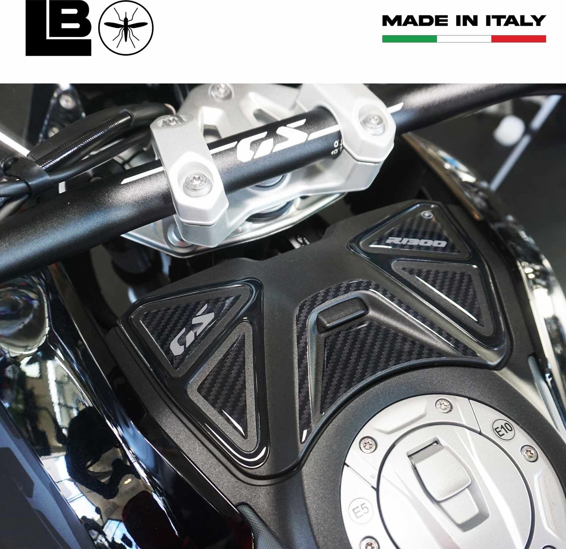 Adesivo 3D Protezione Sportellino serbatoio moto compatibile con BMW R1300GS - 7