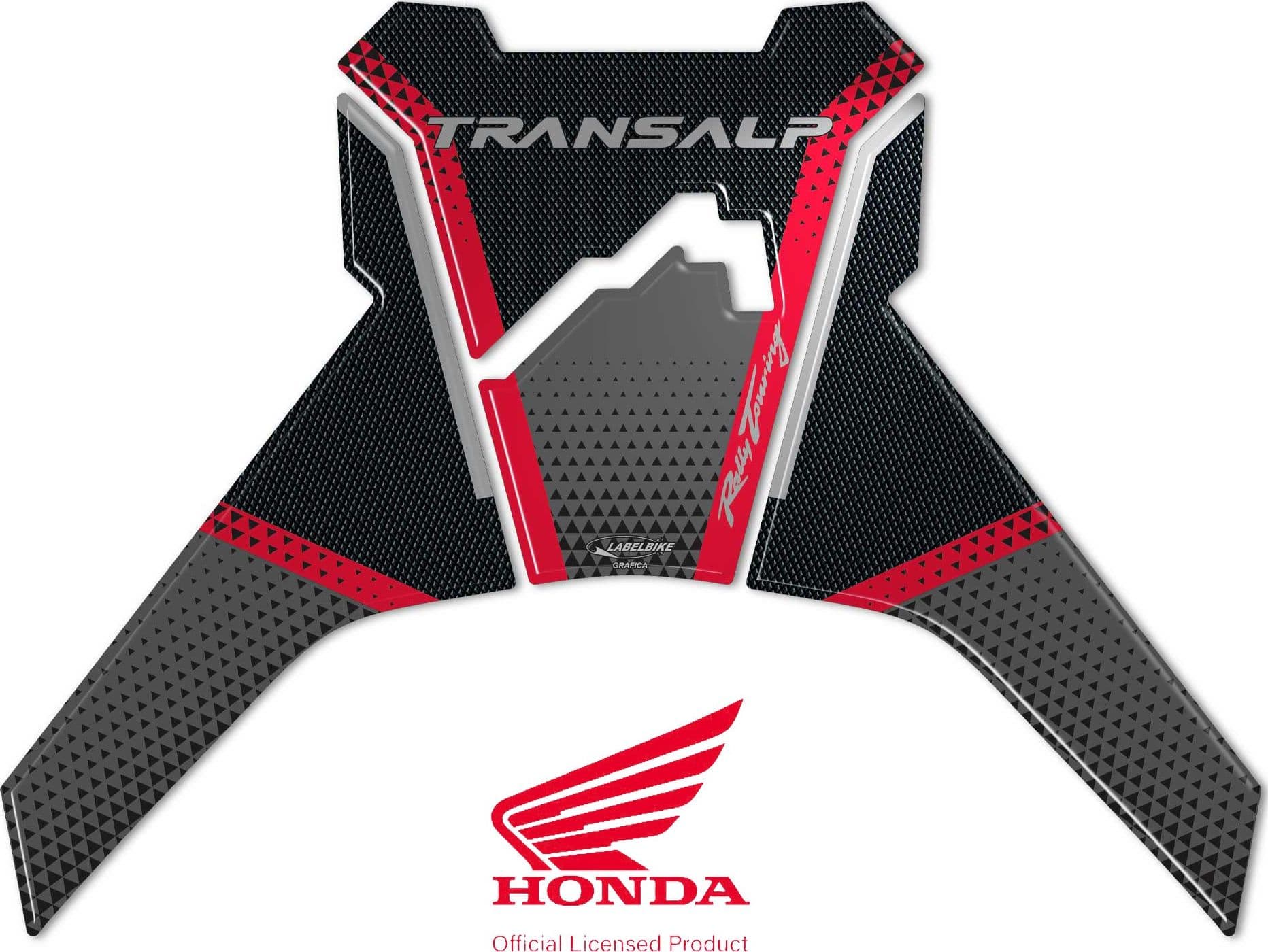 Paraserbatoio Adesivo protezione serbatoio compatibile con Honda Transalp 2023 - 10