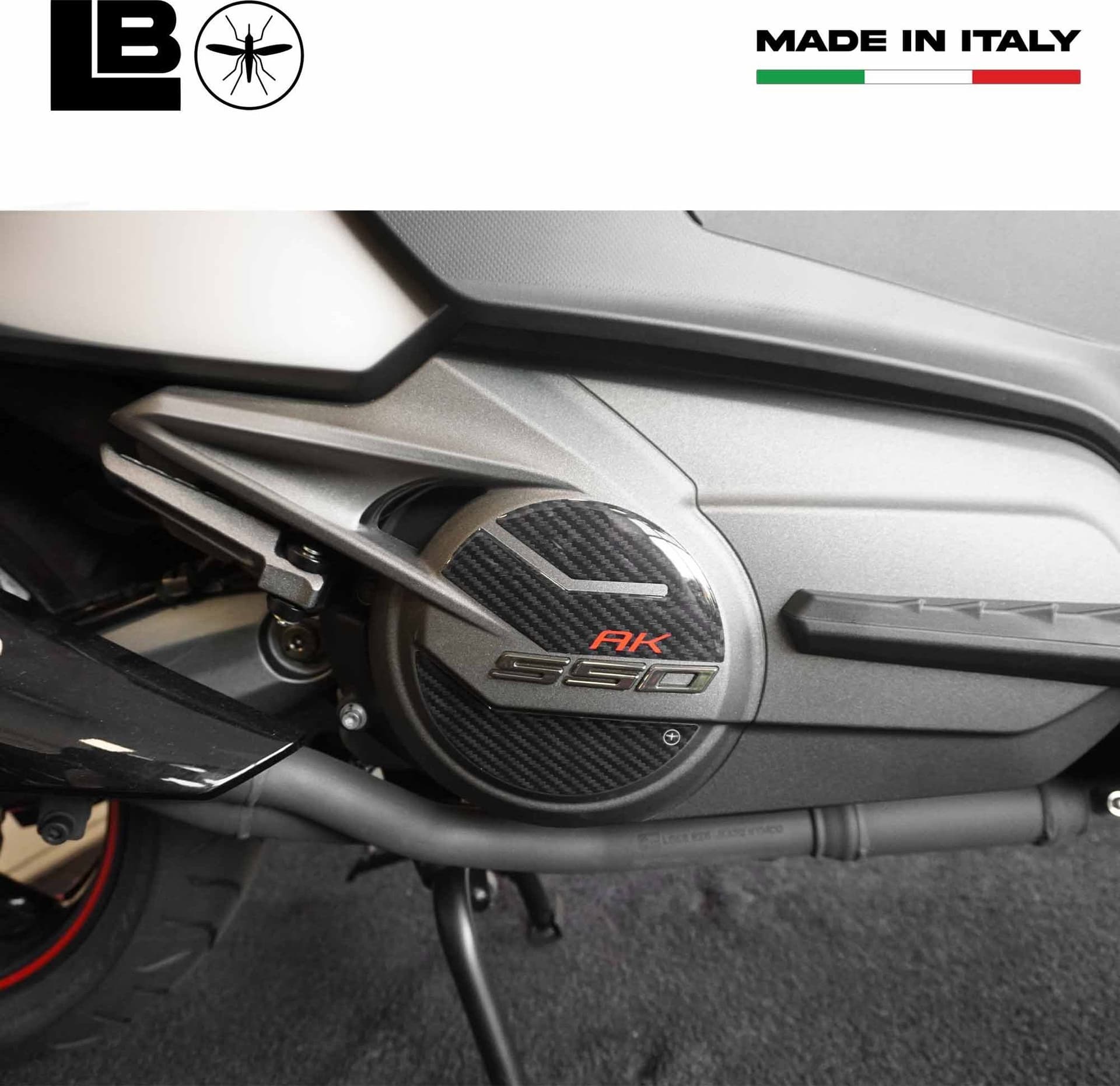 Adesivi 3D Protezioni carter scooter compatibili con Kymco Ak550 Premium - 5